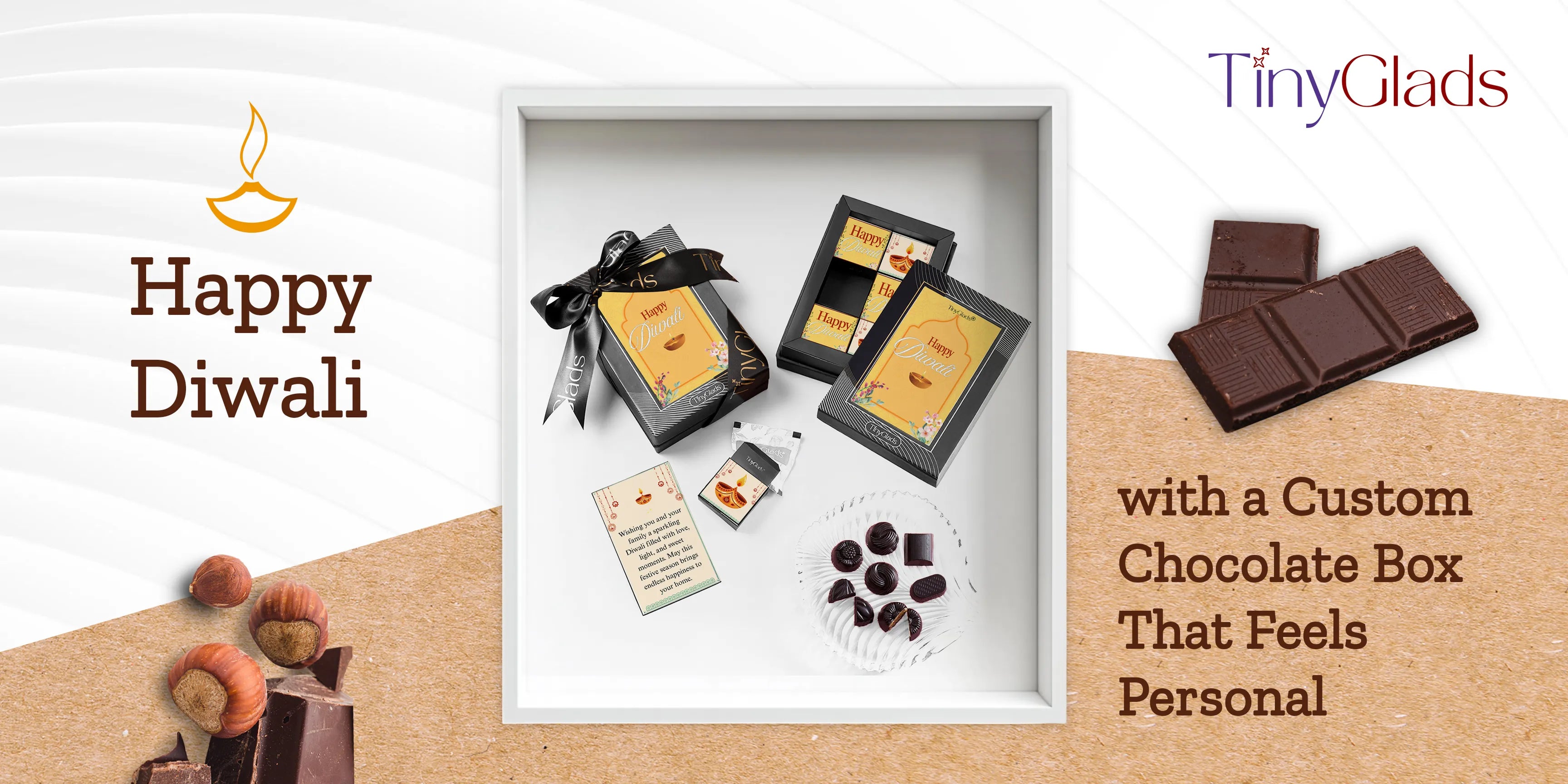 Say Happy Diwali with a Custom Chocolate Box That Feels Personal