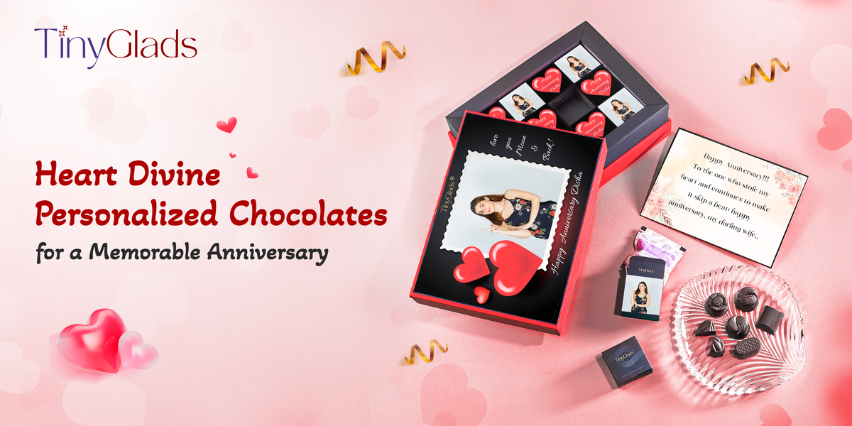Heart Divine Personalized Chocolates for a Memorable Anniversary