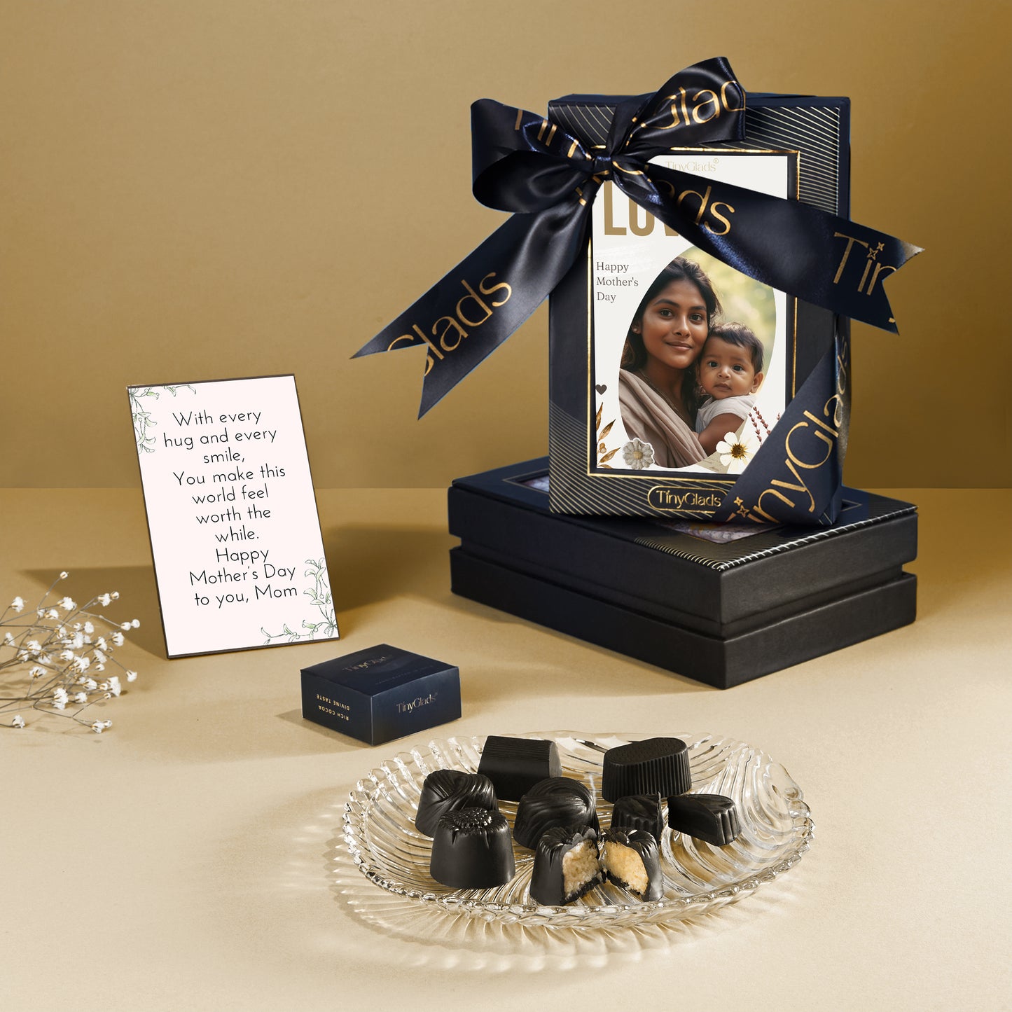 Photo Print Chocolate Gift Box for Mom