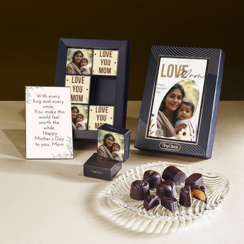 Photo Print Chocolate Gift Box for Mom