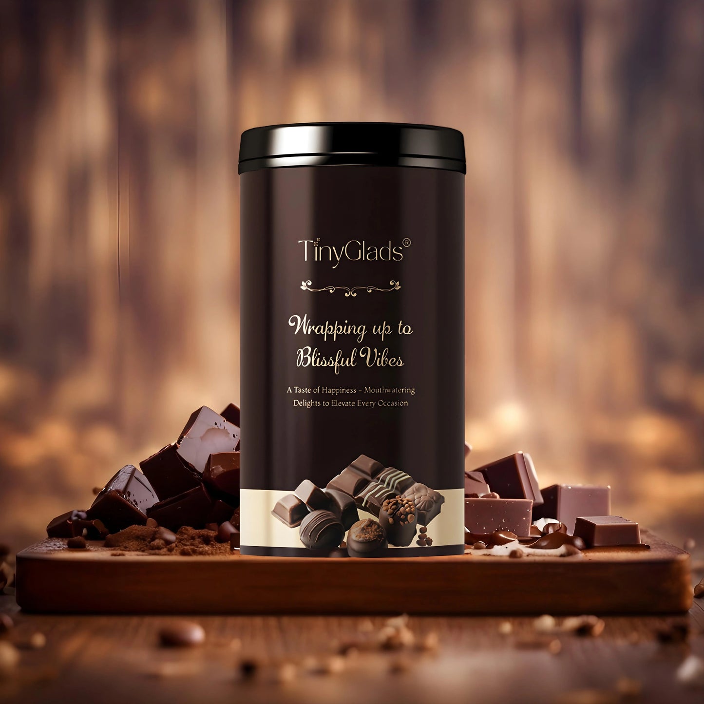Gourmet Mixed Assorted Chocolate Truffles Jar Premium Collection