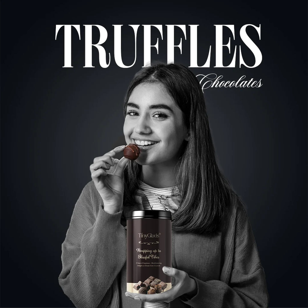 Gourmet Mixed Assorted Chocolate Truffles Jar Premium Collection