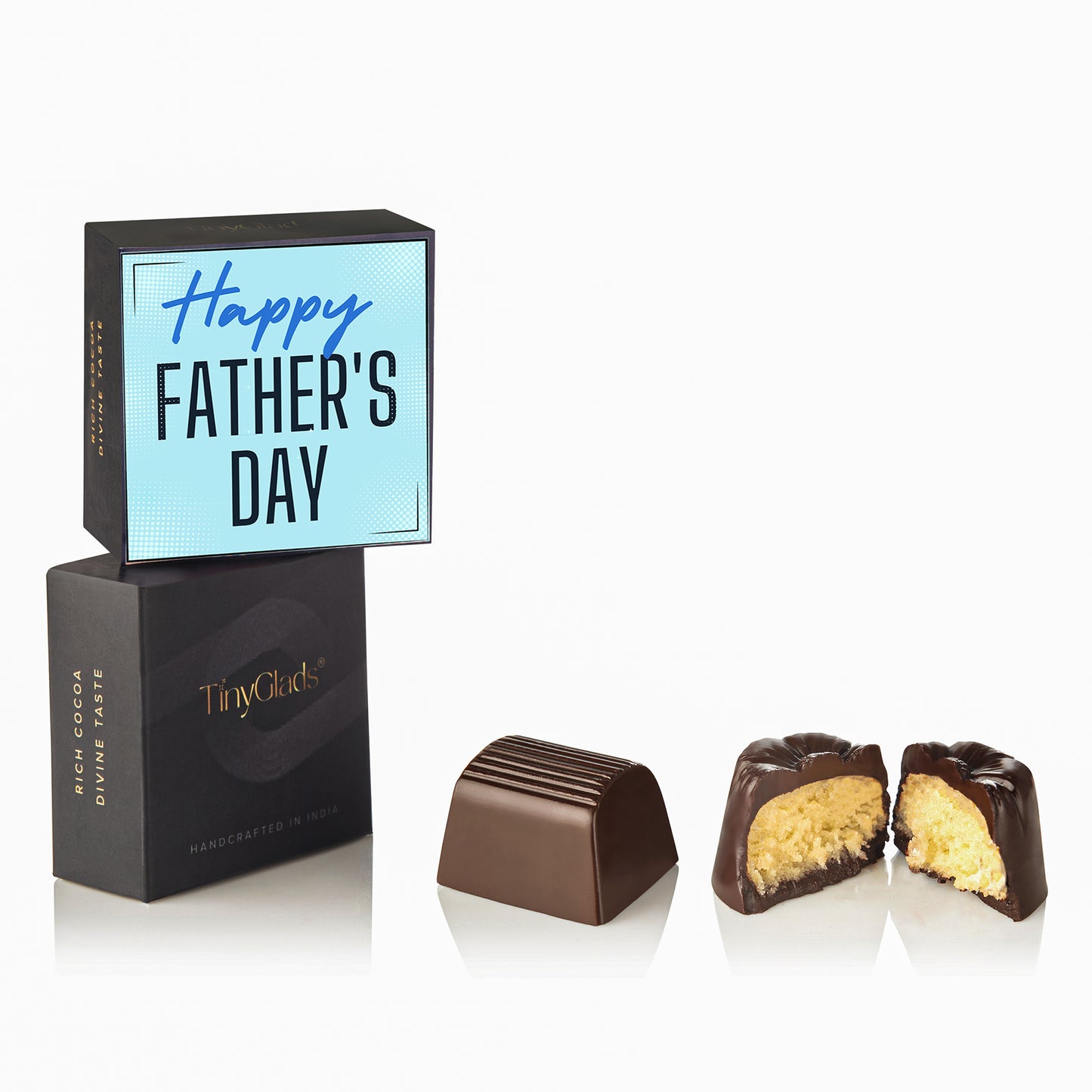 TinyGlads Best Dad Ever Father’s Day Chocolate Gift Box – 12 Pcs Inside
