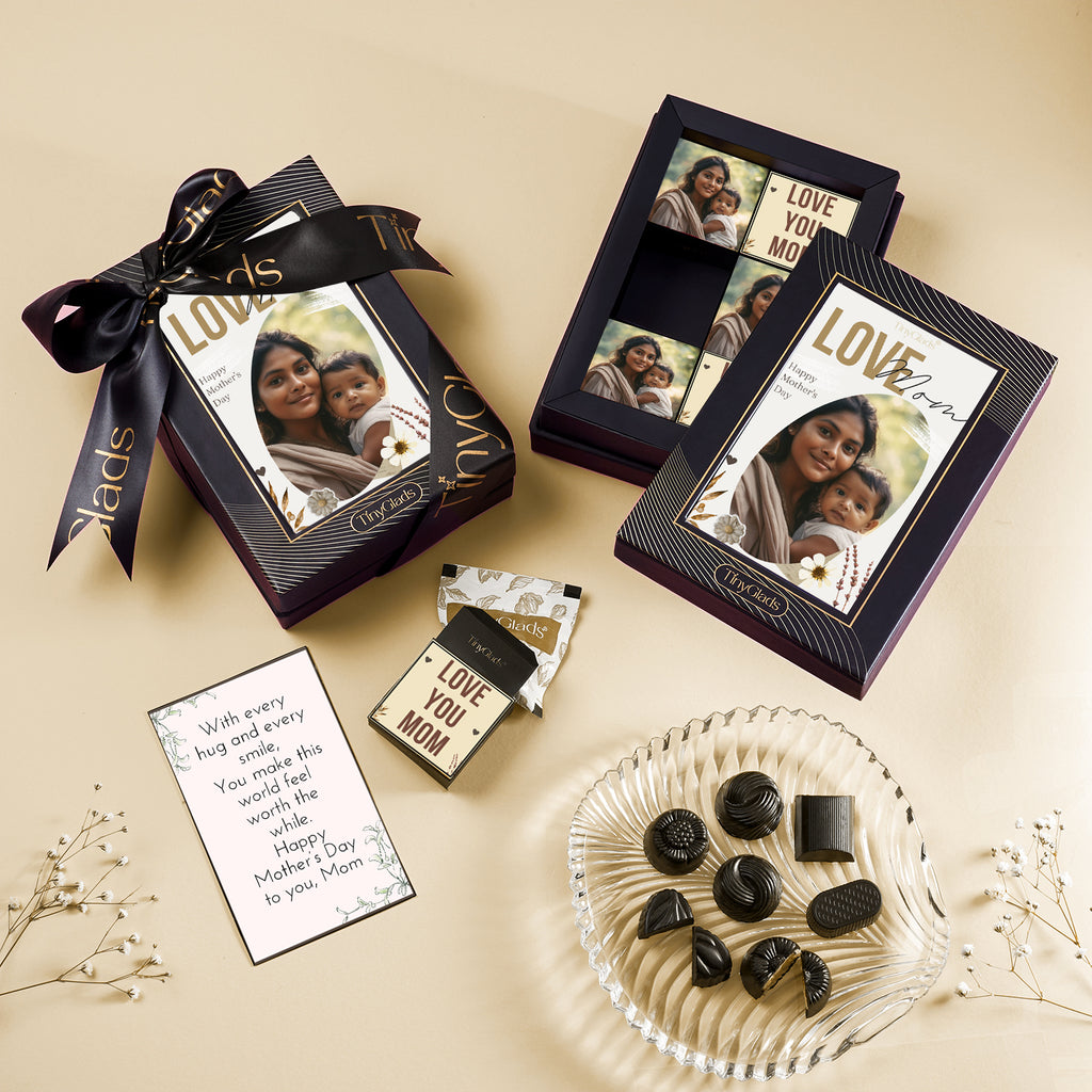 Photo Print Chocolate Gift Box for Mom