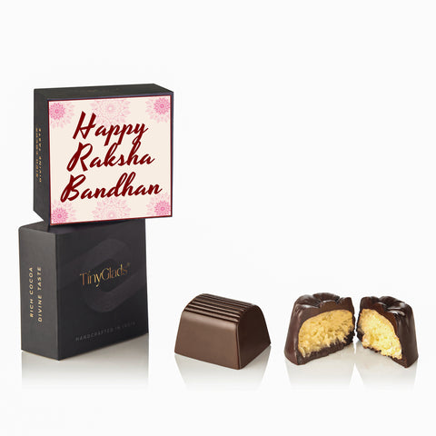 All-in-One Premium Rakhi Gift Box with Chocolates & Tilak