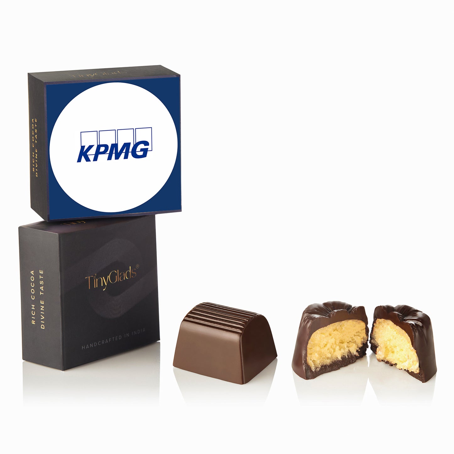 Custom Logo Corporate Chocolate Gift Box | 9 Assorted Premium Truffles