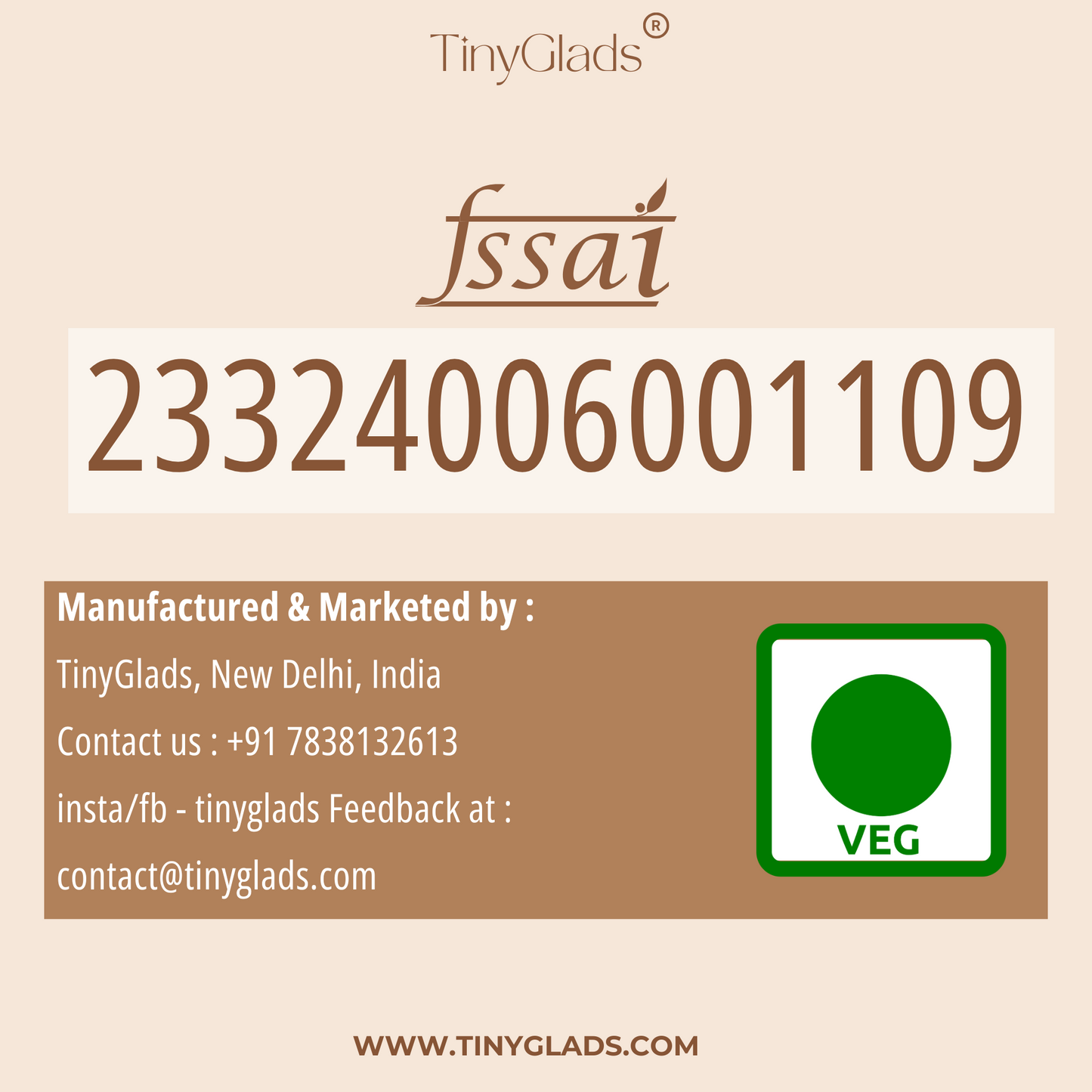 FSSAI license number