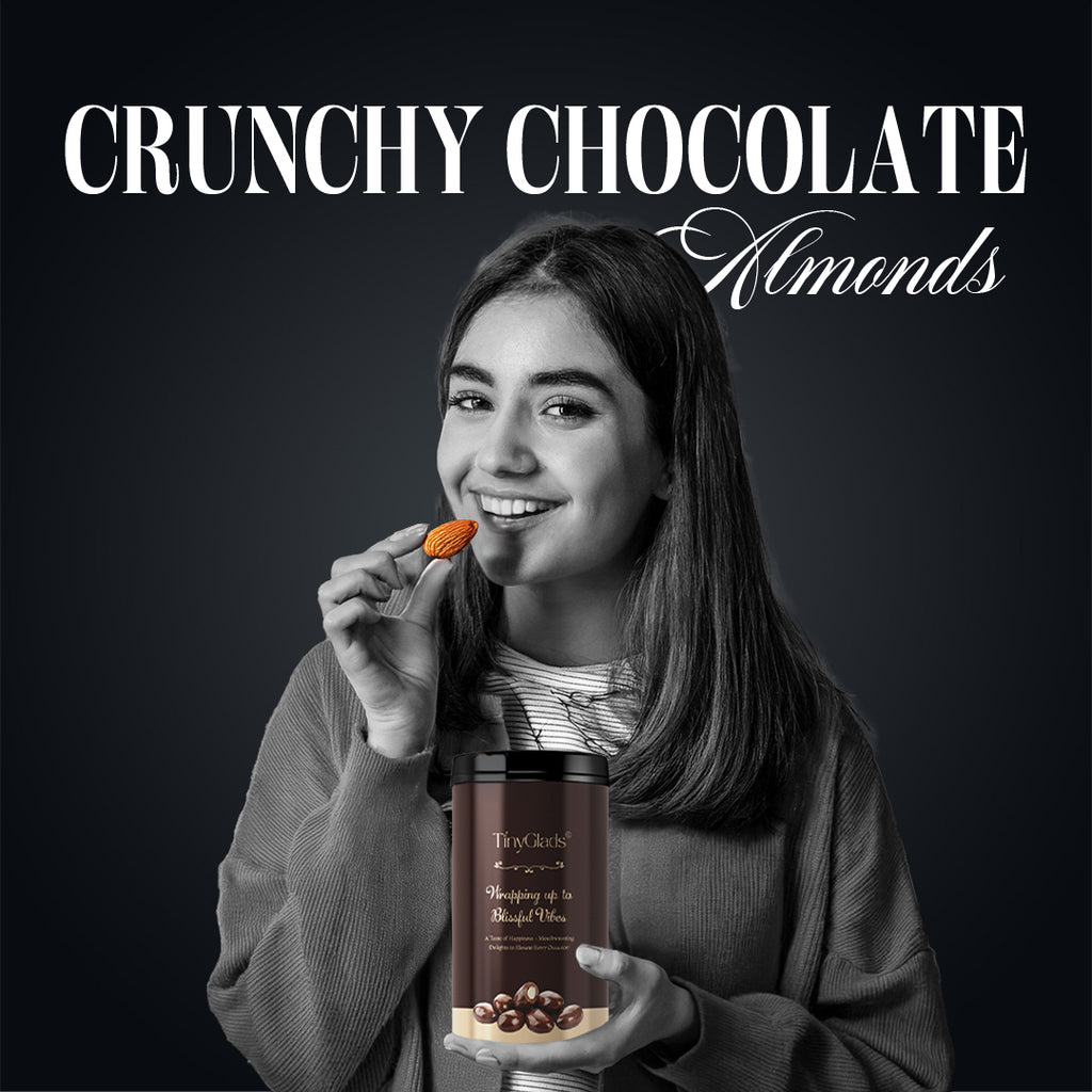 Mango Chocolate Coated Almonds Jar