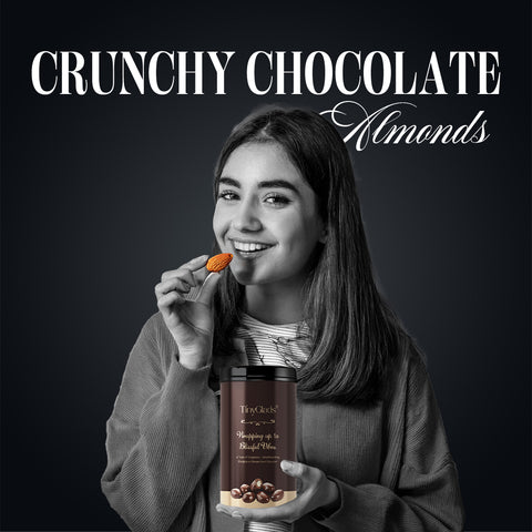 Mango Chocolate Coated Almonds Jar