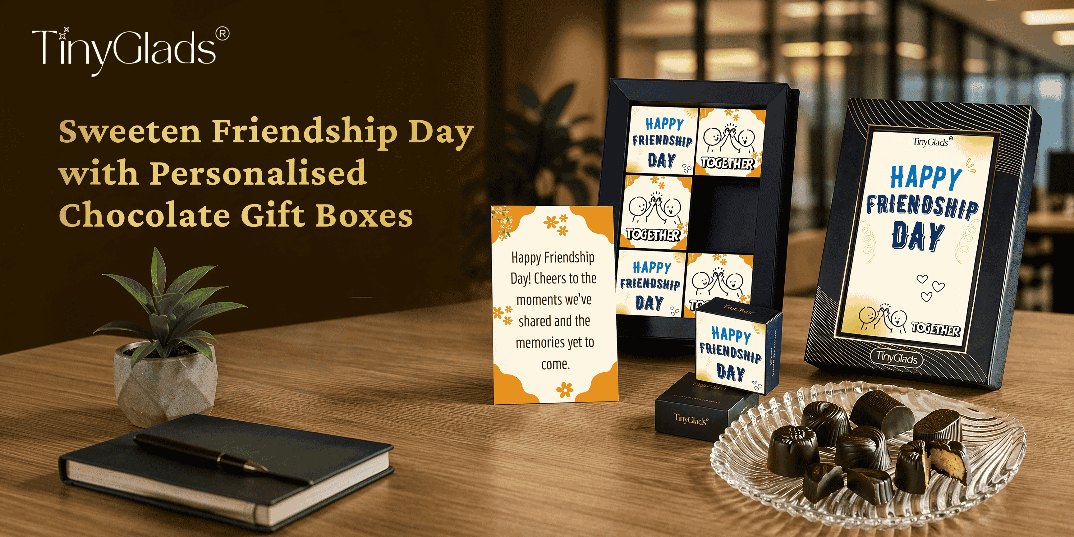 Sweeten Friendship Day with Personalised Chocolate Gift Boxes
