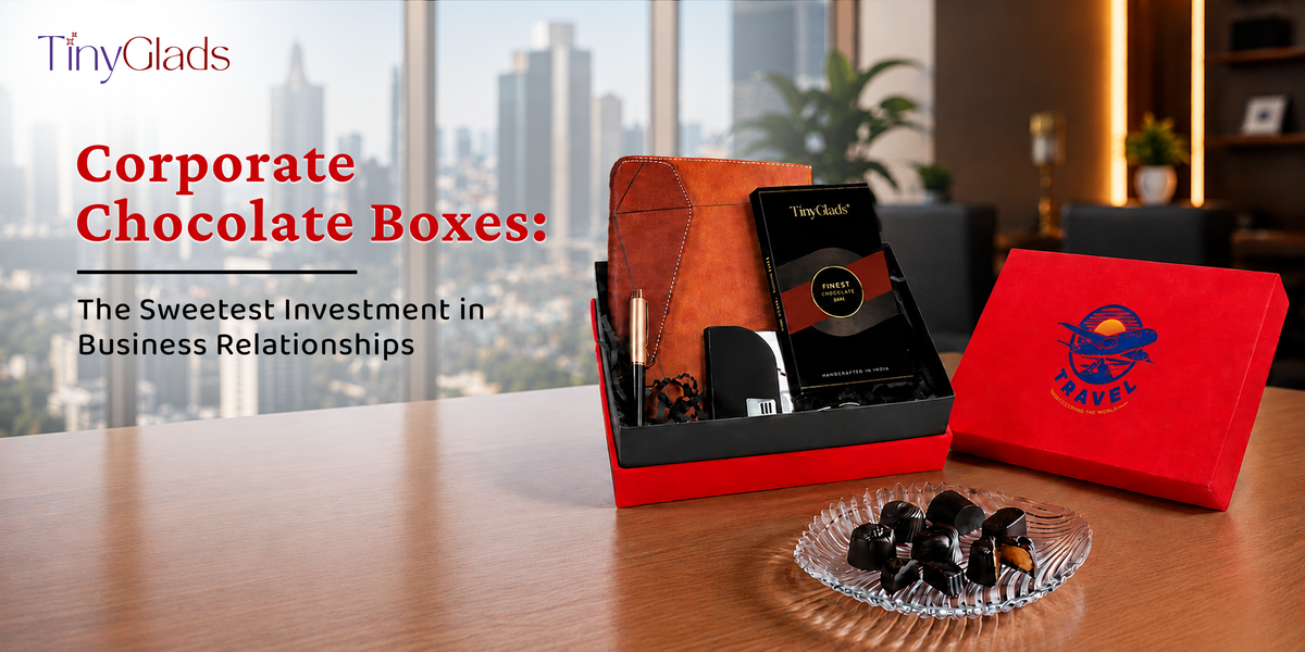 Corporate Welcome Gift Boxes with Chocolate | TinyGlads