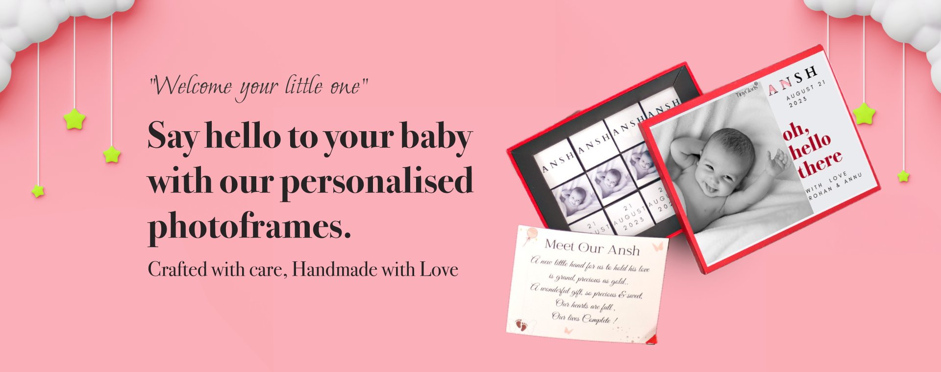 Customized Baby Shower & Announcement Chocolates Gifts