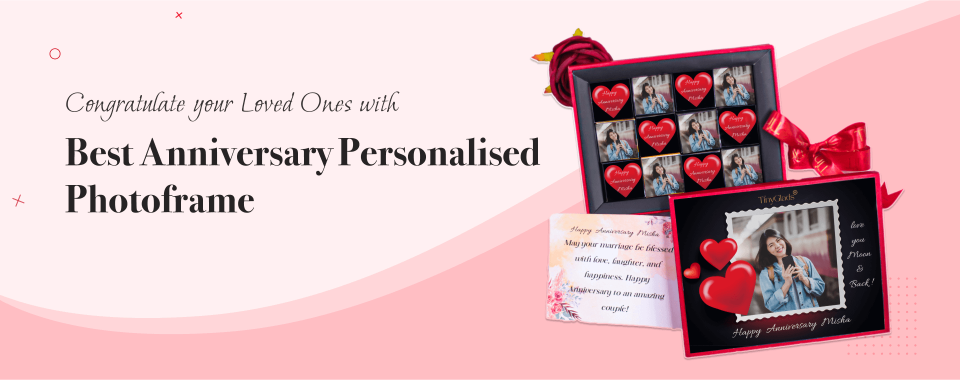 Personalized Wedding Anniversary Chocolate Gifts