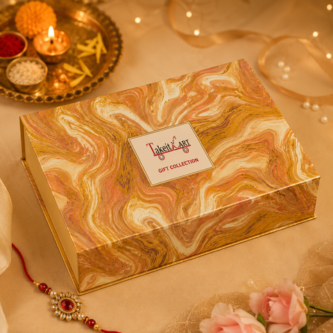 TinyGlads Executive Raksha Bandhan Gift Box | Watch, Belt & 7 Chakra Bracelet
