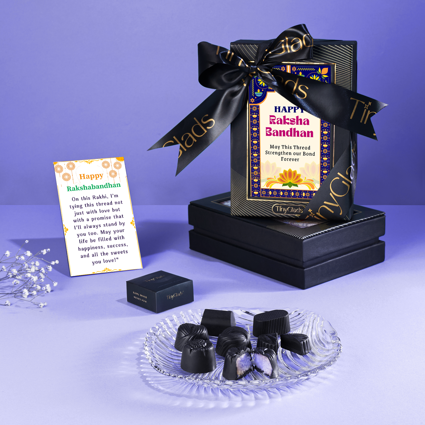 Rakhi Celebration Box – Chocolates, Rakhi & Love