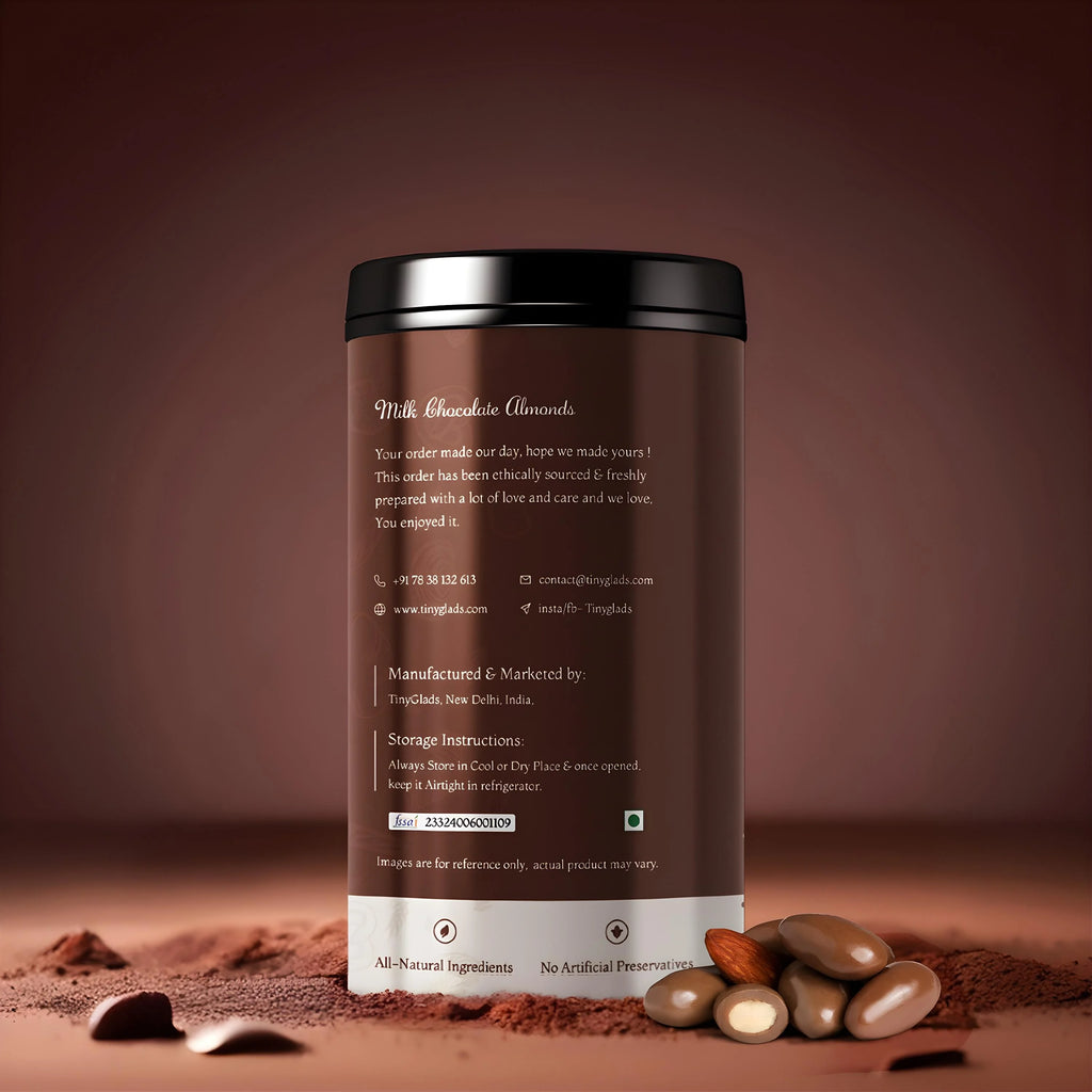 Milk Chocolate Coated Almonds Jar