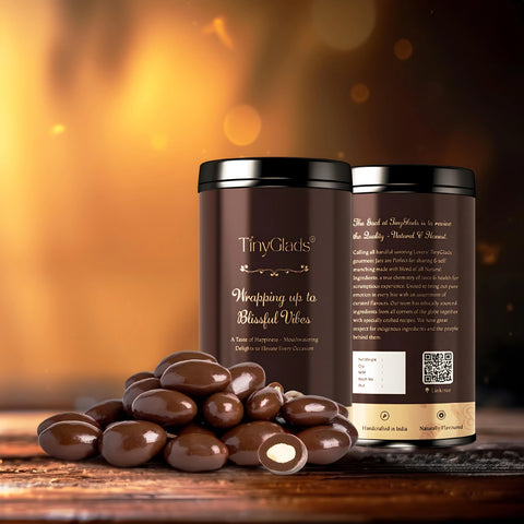 Dark Chocolate Coated Almonds Jar