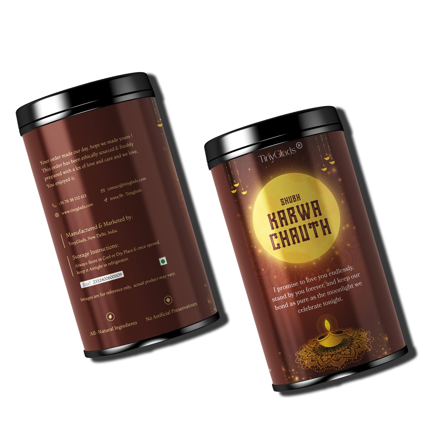 Shubh Karwa Chauth Premium Chocolate Gift Jar