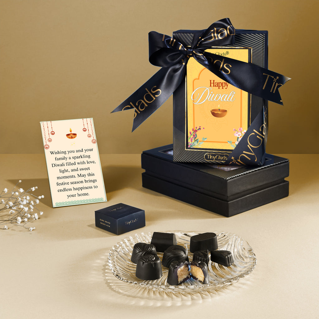 Diwali Chocolate Gift Box with 6 Premium Truffles