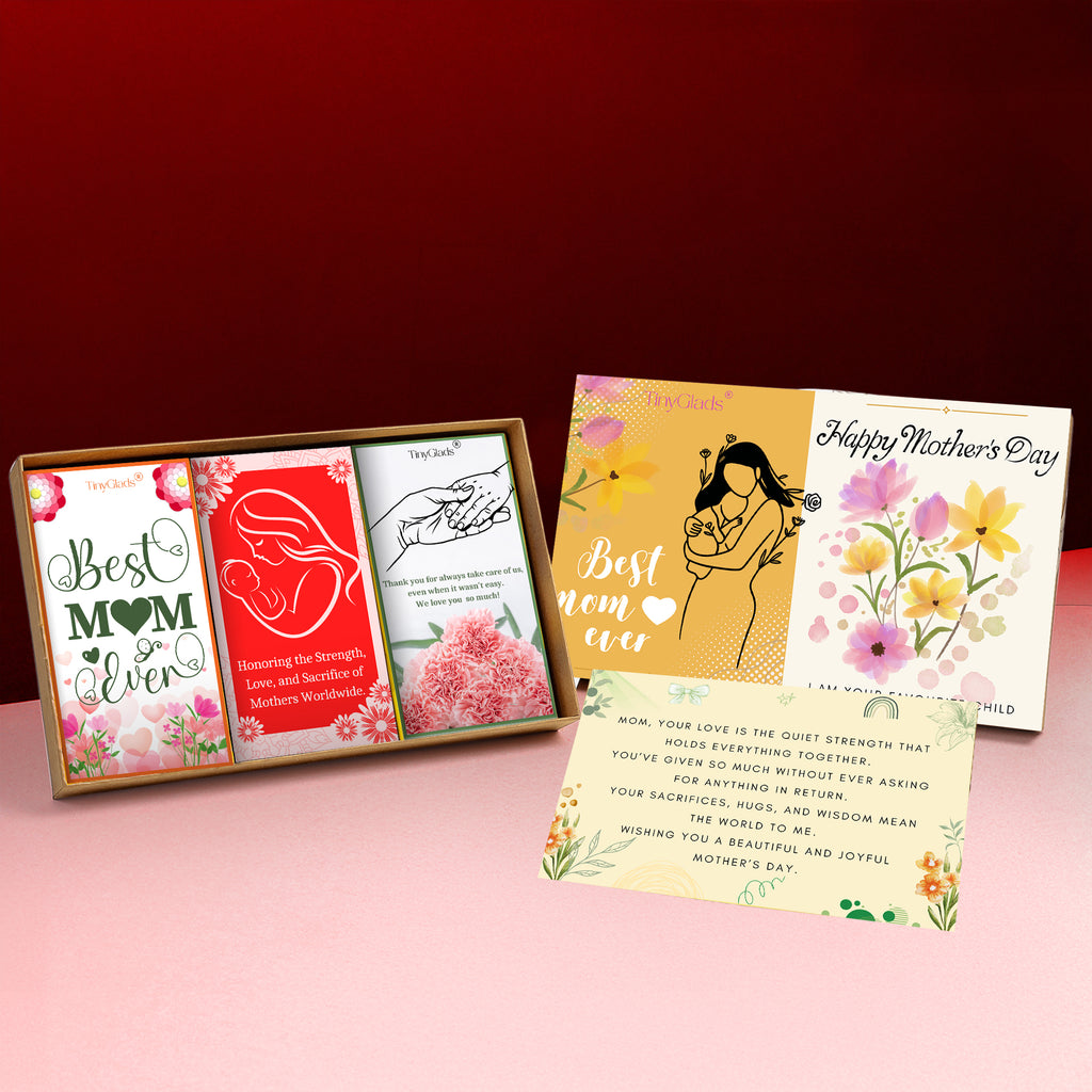Mother’s Day Chocolate Gift Box | 3 Flavoured Chocolate Bars with Message Card