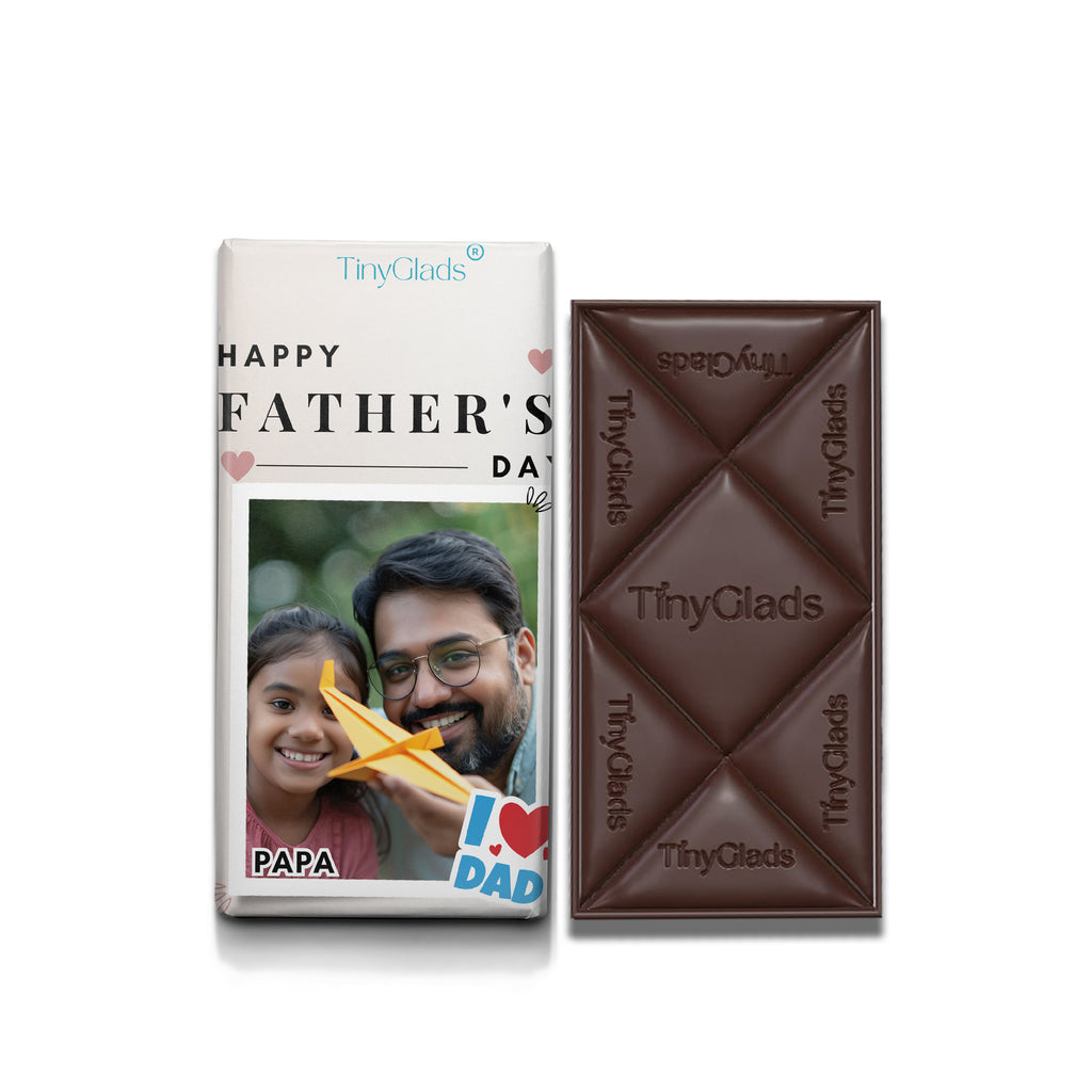 Customised Father’s Day Chocolate Bar for Dad