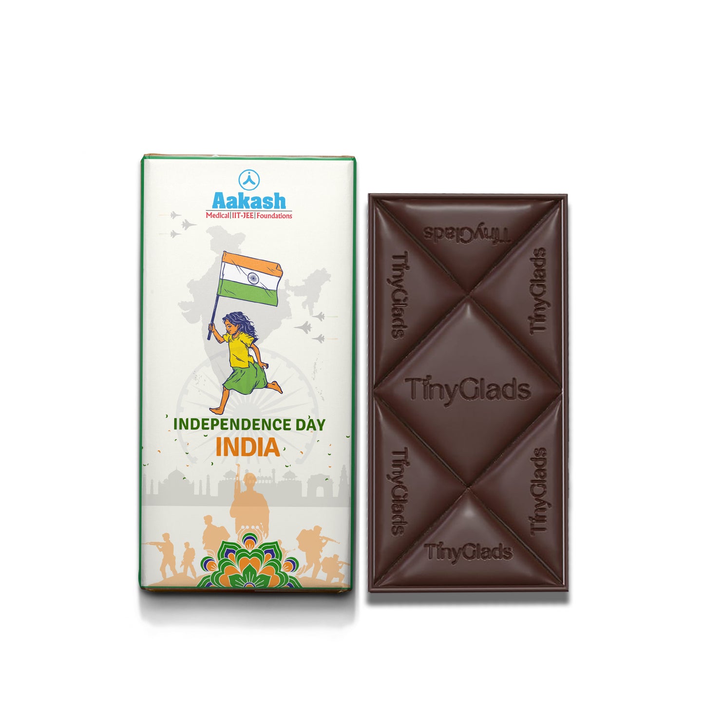 Independence Day Almond & Cranberry Chocolate Bar