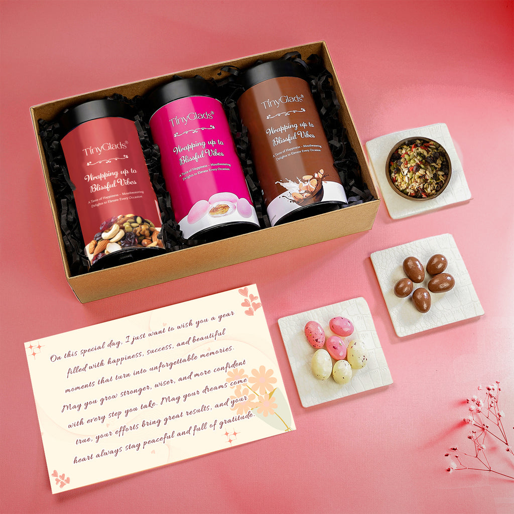 A Trio of Indulgence | Birthday Gift Box with 3 Jars