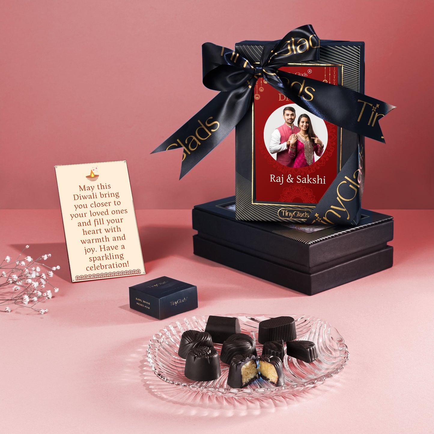 Diwali Premium Chocolate Delight Box – 6 Festive Truffles