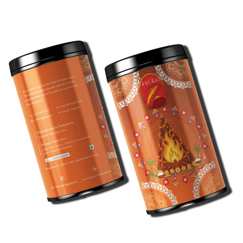 TinyGlads Festive Lohri Chocolate Truffle Jar | 12 Truffles
