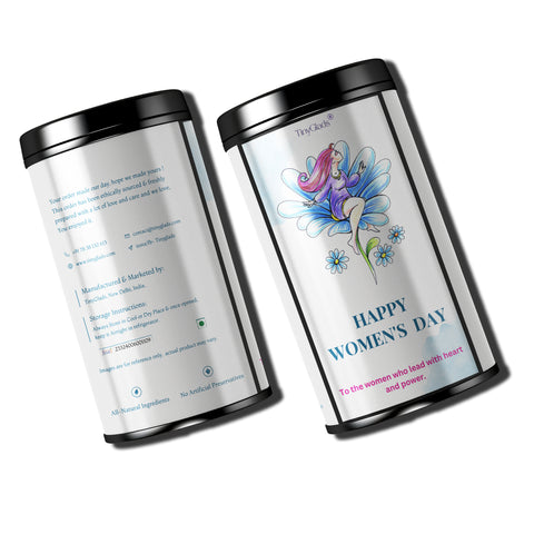 TinyGlads Women's Day Chocolate Truffle Jar | 12 Assorted Pcs