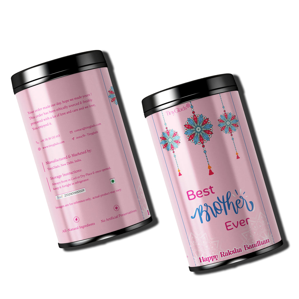 TinyGlads Best Brother Ever Chocolate Truffle Jar | 12 Gourmet Truffles