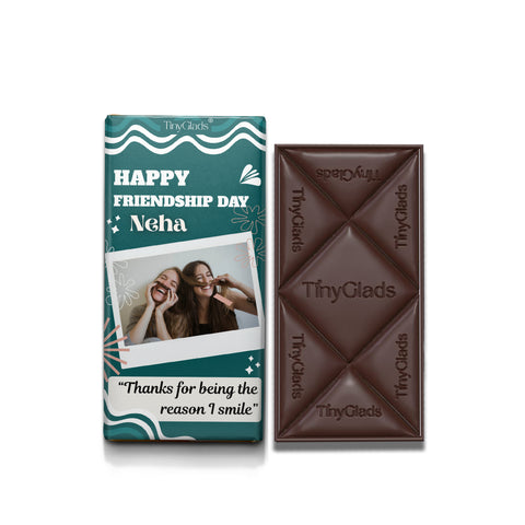 Personalized Friendship Day Chocolate Bar | Custom Photo Gift
