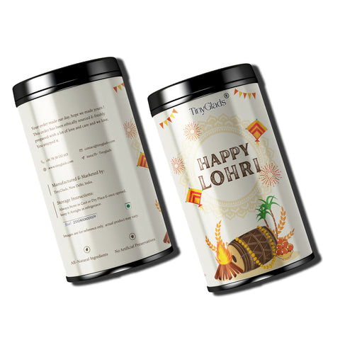 TinyGlads Classic Lohri Chocolate Truffle Jar | 12 Handcrafted Chocolate