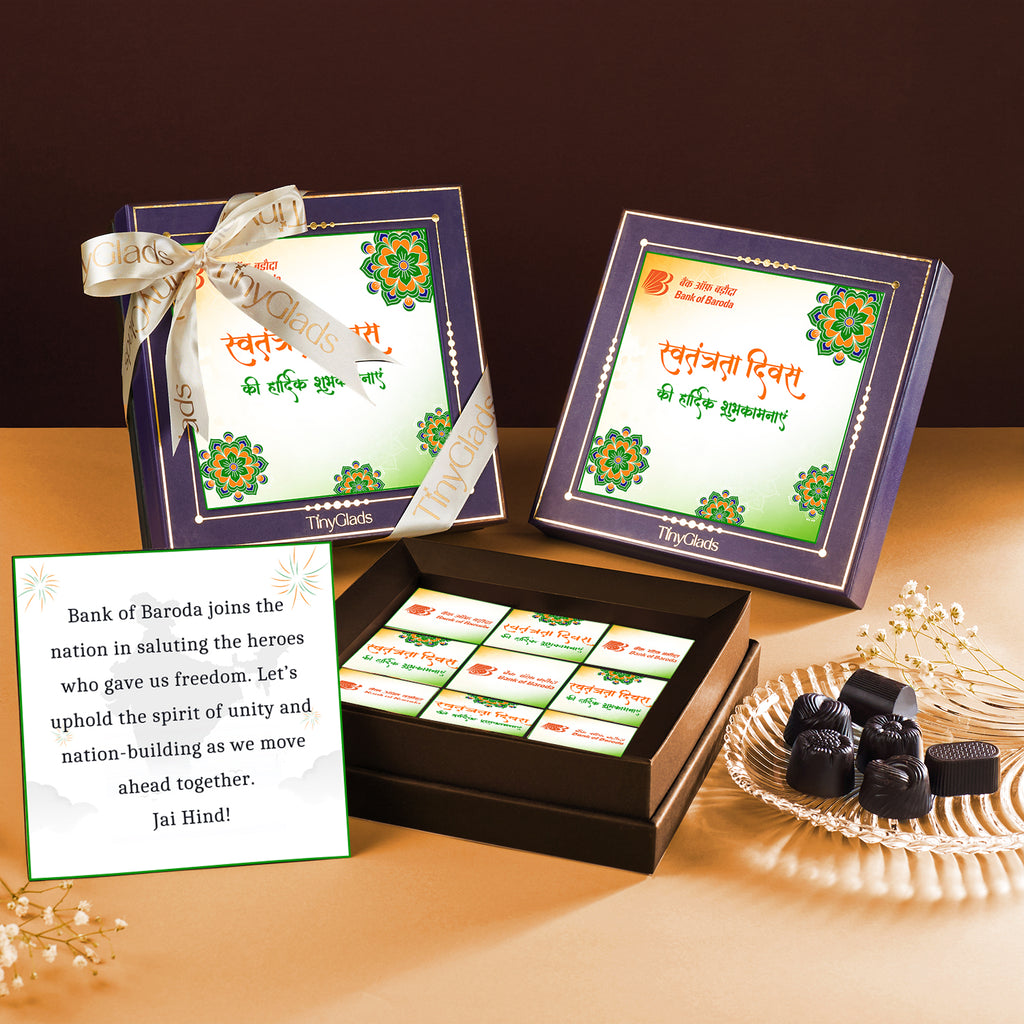 Independence Day Corporate Chocolate Collection | 9 Truffles