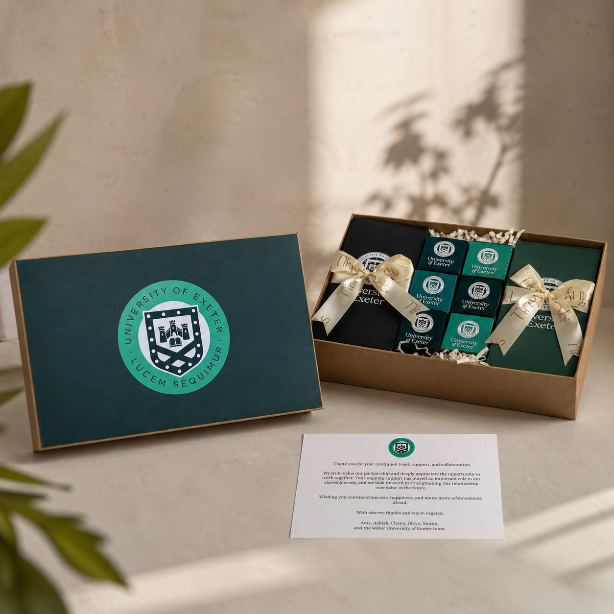 Customized Corporate Chocolate Gift Box for Universities | Truffles & Chocolate Bars