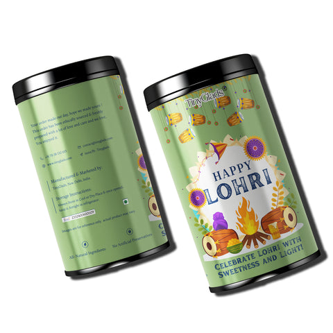 TinyGlads Celebration Lohri Chocolate Truffle Jar | 12 Truffles