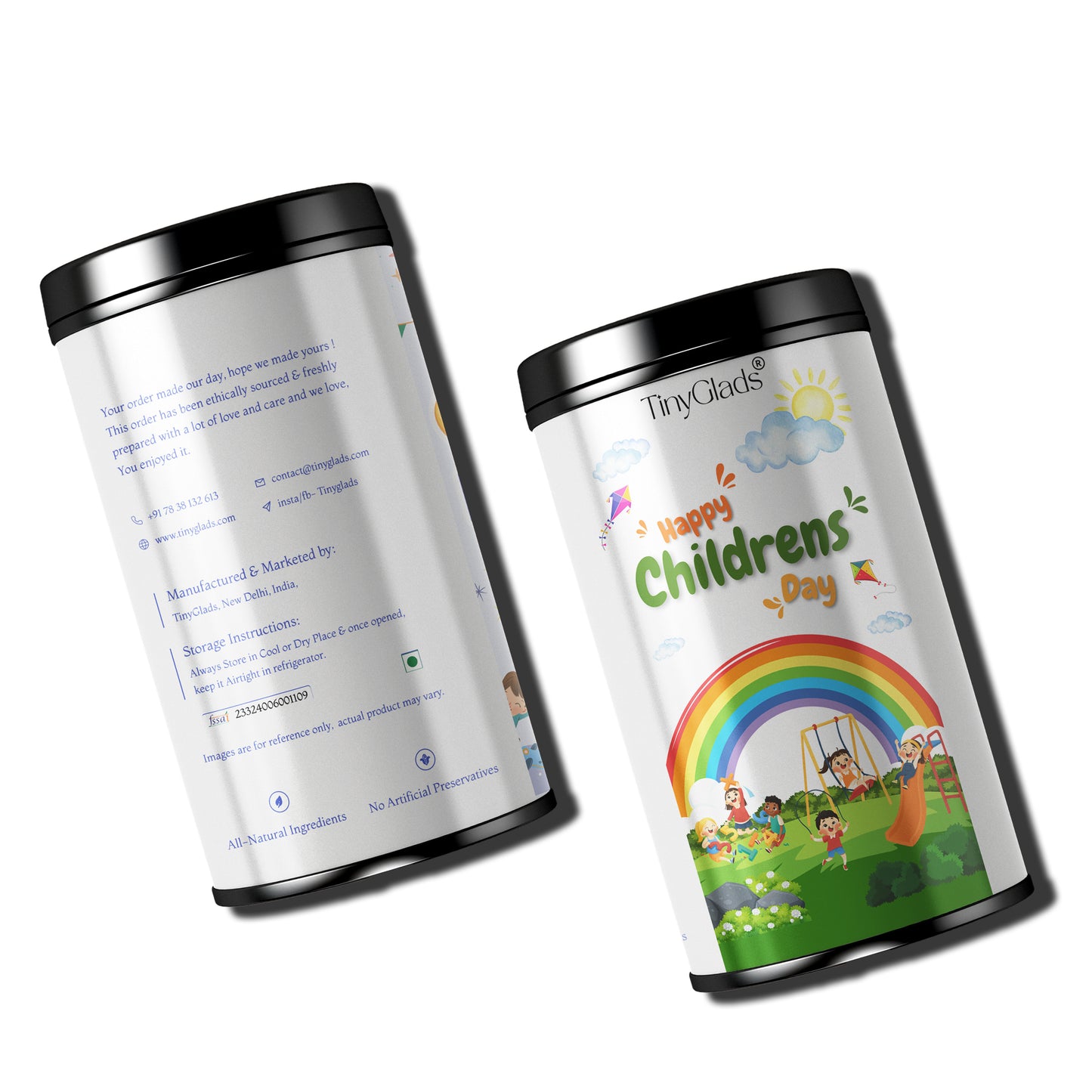 TinyGlads Rainbow Joy Chocolate Jar | 12 Gourmet Truffles