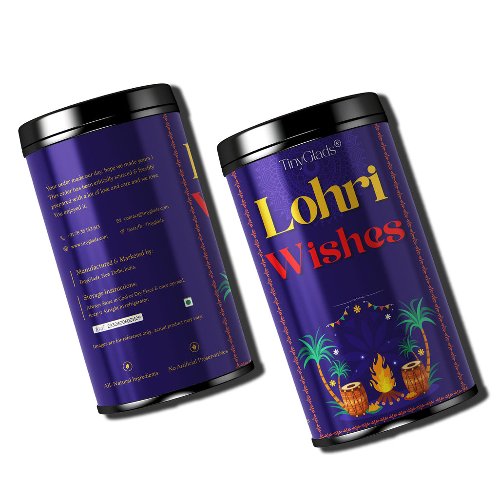 TinyGlads Lohri Wishes Chocolate Truffle Jar | 12 Truffles