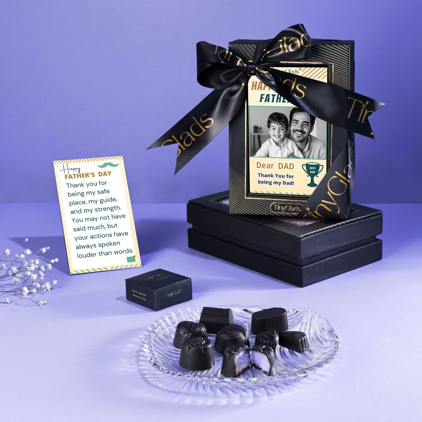 Best Dad Personalized Chocolate Box – 6 Pcs
