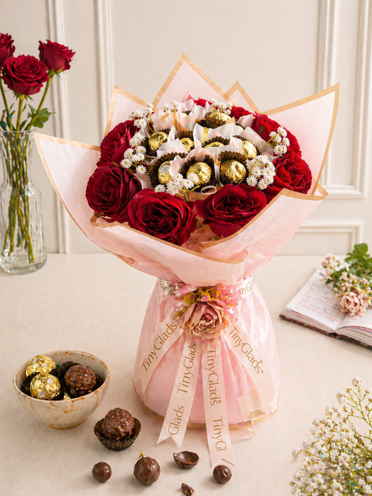 Chocolate Truffle Flower Bouquet