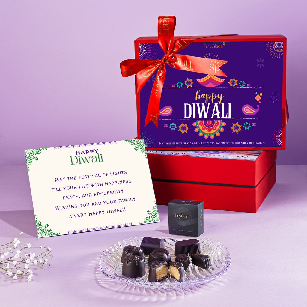Luxury Diwali Chocolate Truffle Box – 12 Premium Delights