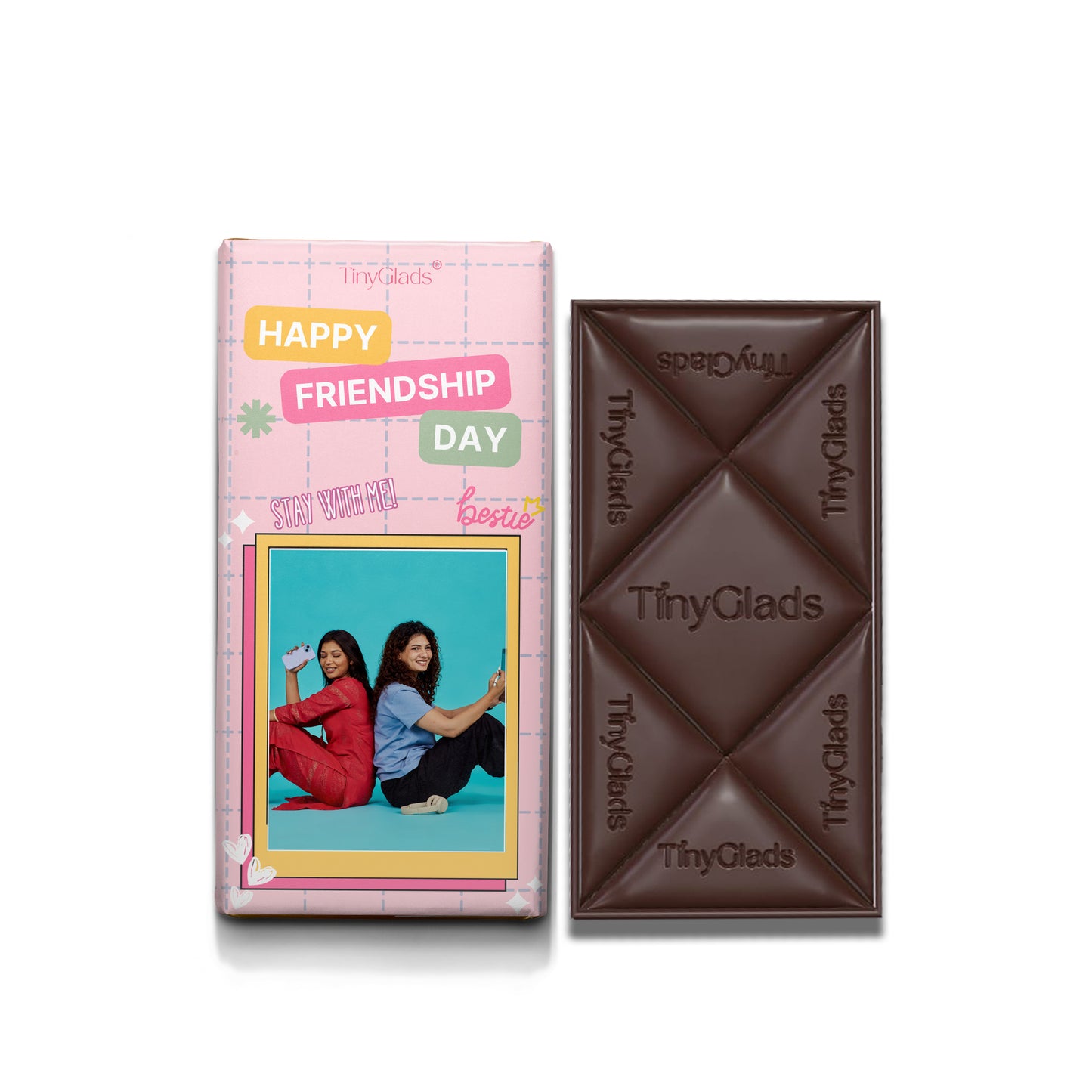 Friendship Day Chocolate Bar | Personalized Photo Keepsake