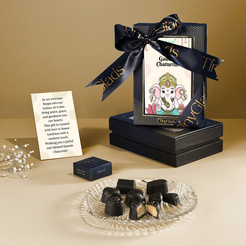 Ganesh Chaturthi Premium Chocolate Gift Box – 6 Pcs Truffles