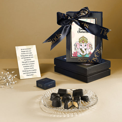 Ganesh Chaturthi Premium Chocolate Gift Box – 6 Pcs Truffles