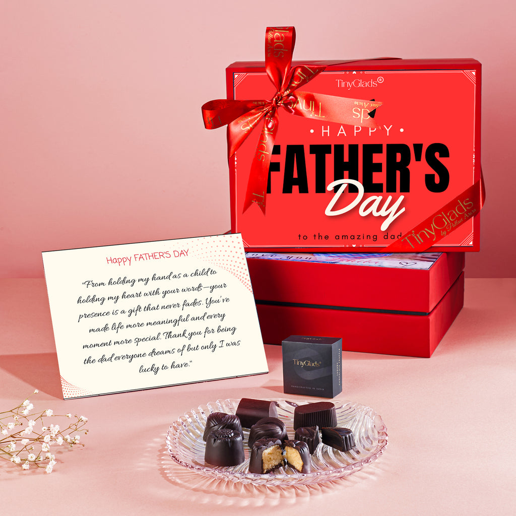 Happy Father’s Day Chocolate Gift Box – 12 Pcs Inside