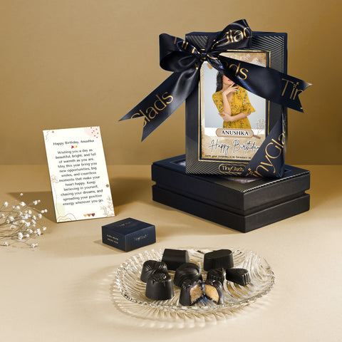 Personalised Birthday Chocolate Box | 6 Pcs Gourmet Truffles