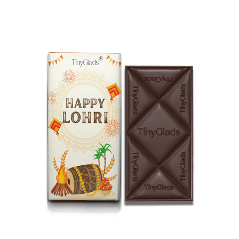 TinyGlads Classic Lohri Chocolate Bar | 80g