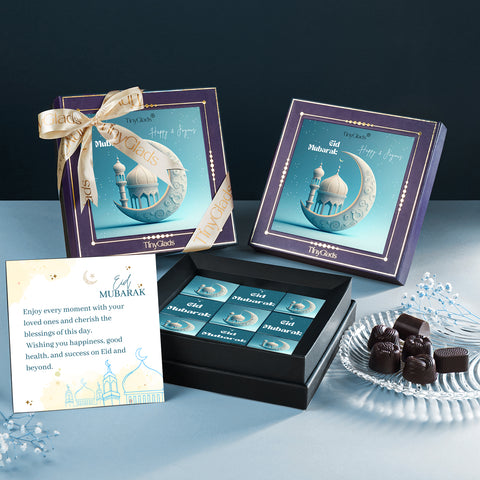 TinyGlads Eid Moonlight Chocolate Gift Box | 9 Handcrafted Truffles