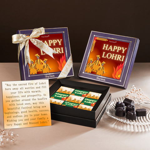 Harvest Celebration Chocolate Gift Box | 9 Chocolate Truffles