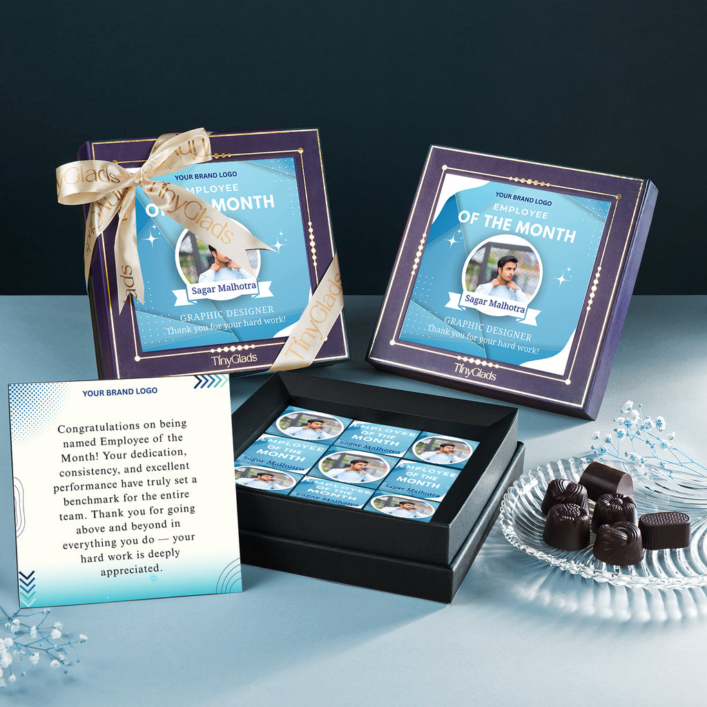 Employee of the Month | Custom Chocolate Recognition Gift
